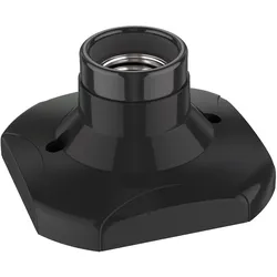 ledscom.de Deckenleuchte/Lampenfassung ELEKTRA, schwarz, 1x E27 max. 60W
