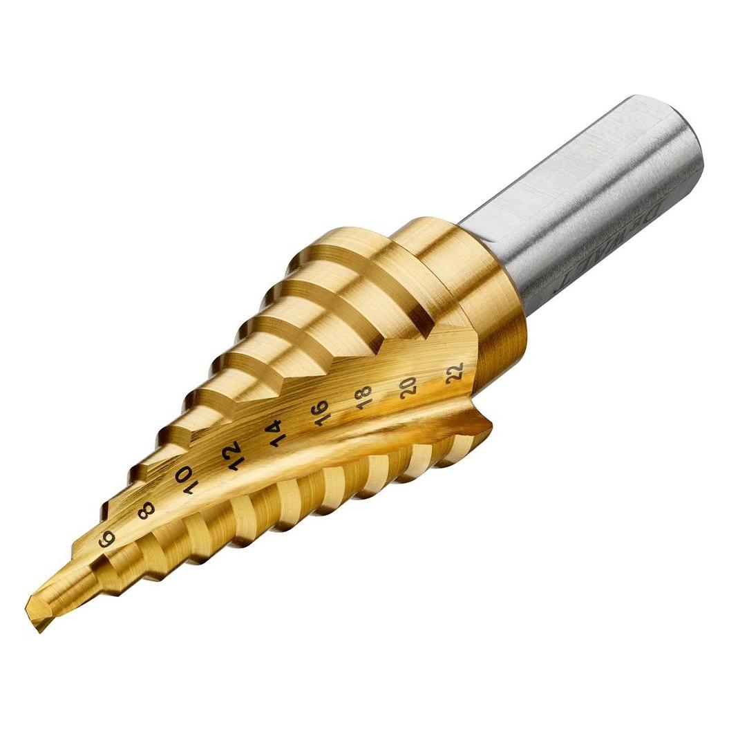 DeWalt DT90246 Stufenbohrer selbstzentrierend mit Titanbeschichtung 10 Durchmesser (DT90246)