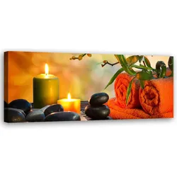 WANDBILD spa zen steine