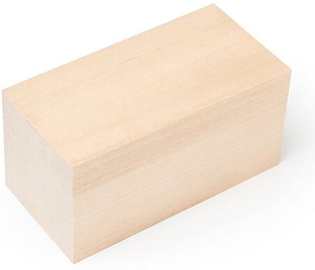 Holz-Rohling zum Schnitzen, 10 x 5 x 5 cm