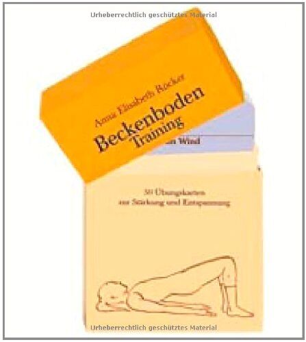 Röcker, Anna E. - Beckenboden-Training: 50 Übungskarten zur Stärkung und Entspannung - Preis vom 10.10.2026 11:48:34 h