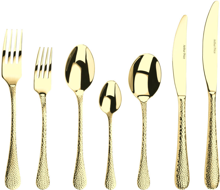 Arthur Price Champagne Avalon 44 Piece 6 Person Cutlery Set Gold 44