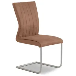 2er-Set Freischwinger Como Mikrofaser Orange Bernstein