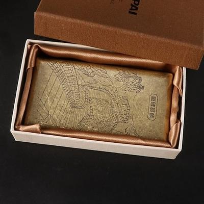 Vintage-Zigarettenetui, für 20 Zigaretten, leicht und tragbar, doppelseitig mit mehreren Mustern, Accessoire