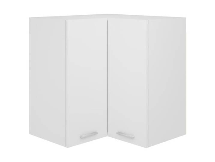 4412 SEJOUR Armoire d'angle MARKET - Meuble haut de cuisine Buffet de cuisine Placard bas de cuisine multi-rangements suspendue Blan