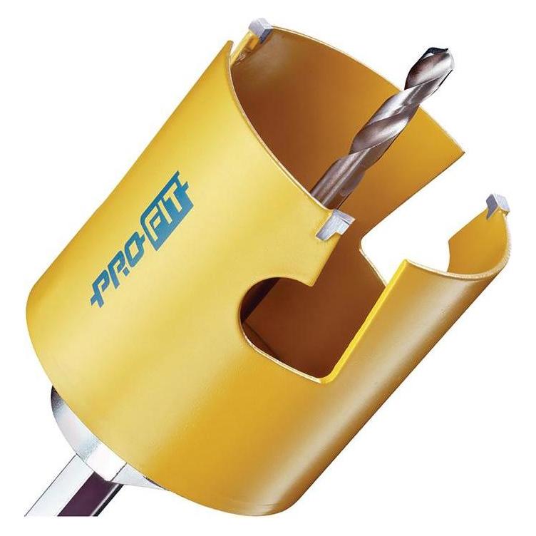 Pro-Fit Lochsäge Multipurpose Sägen-Ø 125 mm Schnitttiefe 52 mm HSS Schaftausführung 6-kant (125 mm) (09081125)