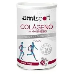 Amlsport Colágeno Con Magnesio Vit C Vit B1 B2 B6 Sabor Fresa Pol