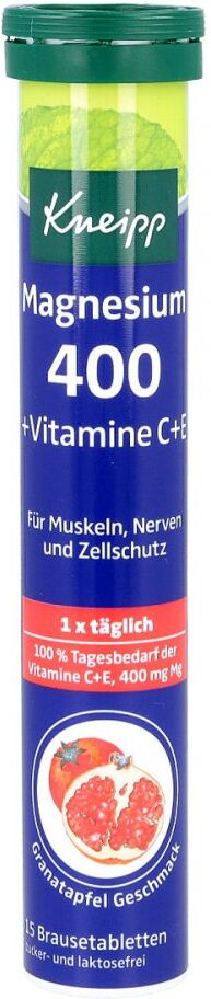 Kneipp Magnesium 400+c+e Brausetabletten