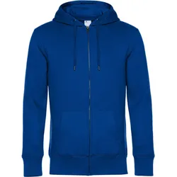 B&C Herren Kapuzen Sweatjacke KING WU03K royal L