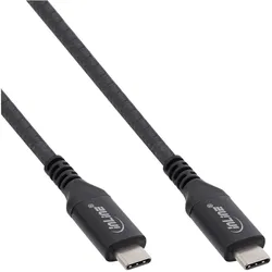 INLINE USB4 Kabel, USB-C, Stecker/Stecker, 8K60Hz, schwarz, 0,5m