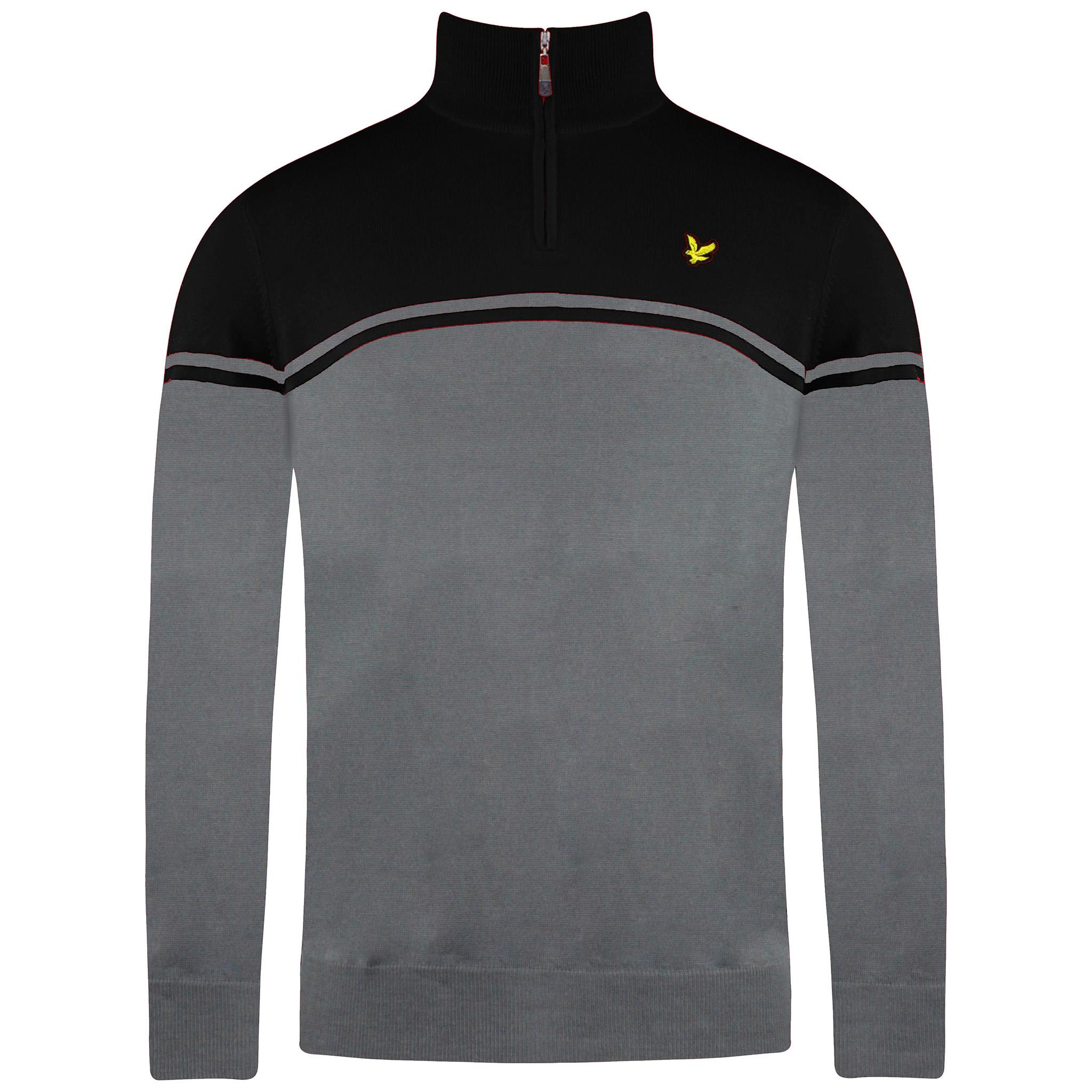 Lyle & Scott Croft Golf Heren Grijze Trui