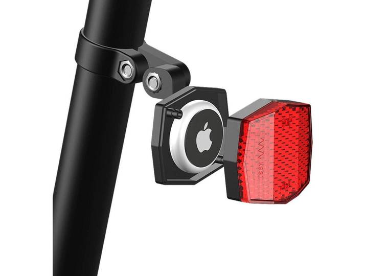 Fahrrad Reflektor mit AirTag Halterung StVZO zugelassen, Mehrfarbig, Kunststoff, 5x2x6 cm, Freizeit & Co, Sport & Fitness, Fahrräder, Fahrradzubehör