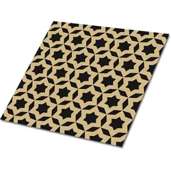 FLIESENAUFKLEBER 9 Stück 30x30 cm selbstklebend Geometrische Sterne