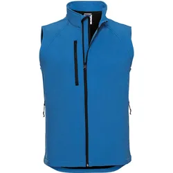 Russell Softshell Weste, azure blue, M