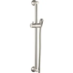 hansgrohe, Duschgleitstange + Brausehalter, HG Brausestange UNICA'CLASSIC 650mm brushed nickel