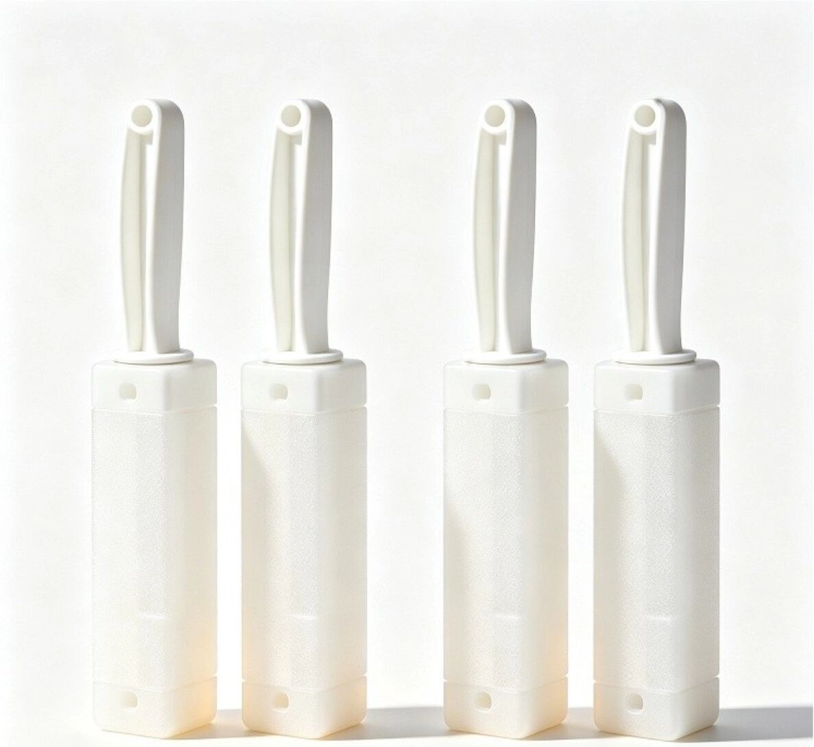 INF 4er-Set Toilettenbürsten mit natürlichem Bimsstein und praktischem Hängedesign Weiß