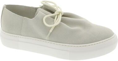 ALL BLACK Gathered Sneak - Womens Euro 40 US 9.5 Grey Slip On Medium