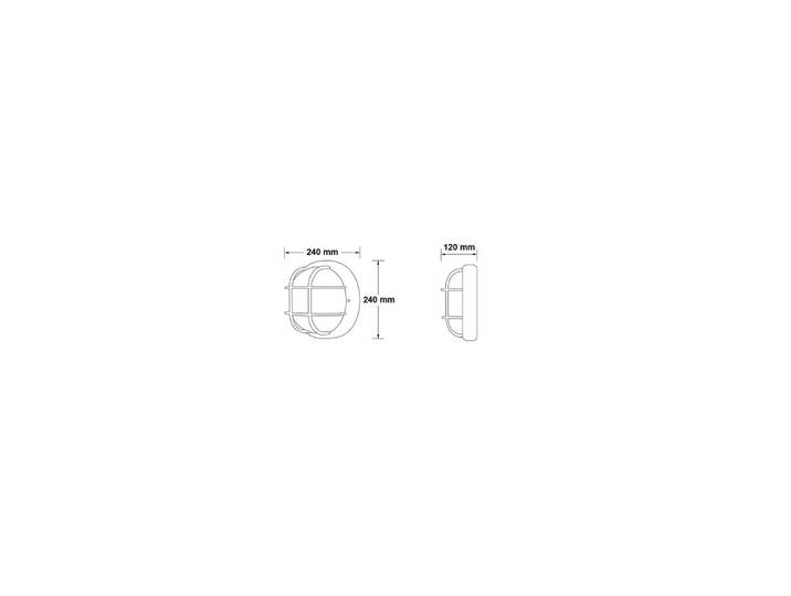 G & L Handels GmbH Aussenwandleuchte 400180, schwarz, Aluminium, Wandleuchte außen