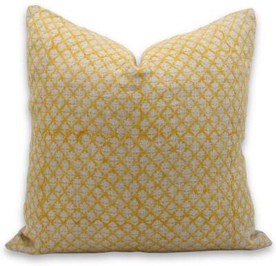 Fabdivine Rustic Accent Cushion Cover Linen for Sofa Chair Bed Home Pillowcase, Pinkcity