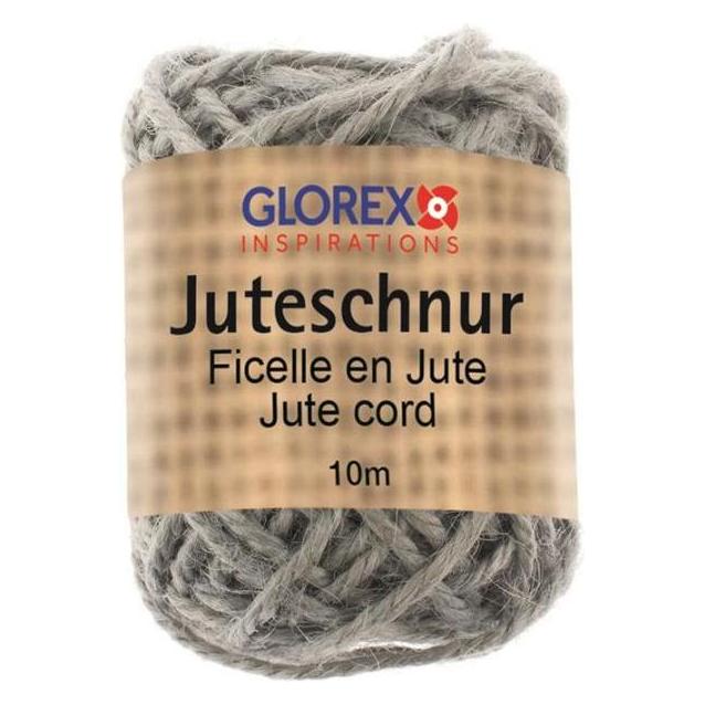 Glorex Juteschnur 10m grau (10 m) (21966467)
