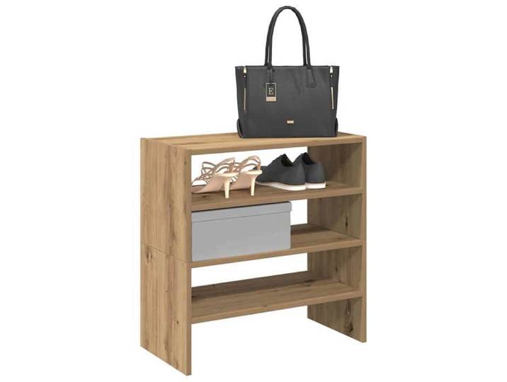 Étagères à chaussures 2 pcs empilable chêne artisanal meuble de rangement à chaussures meuble à chaussures 858874