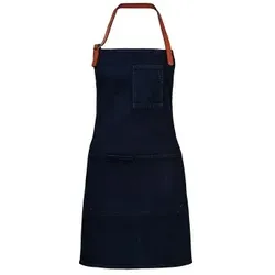 Exner 1900831 - Latzschürze im Jeanslook, stretch, B 60 x L 70 cm, Fb. navy