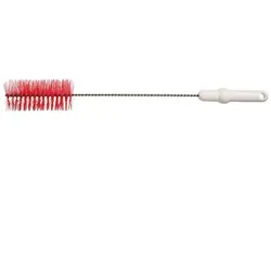 Haug Rohrbürste mit V2A Edelstahldraht mittel Ø 60 mm, Länge 50 cm rot