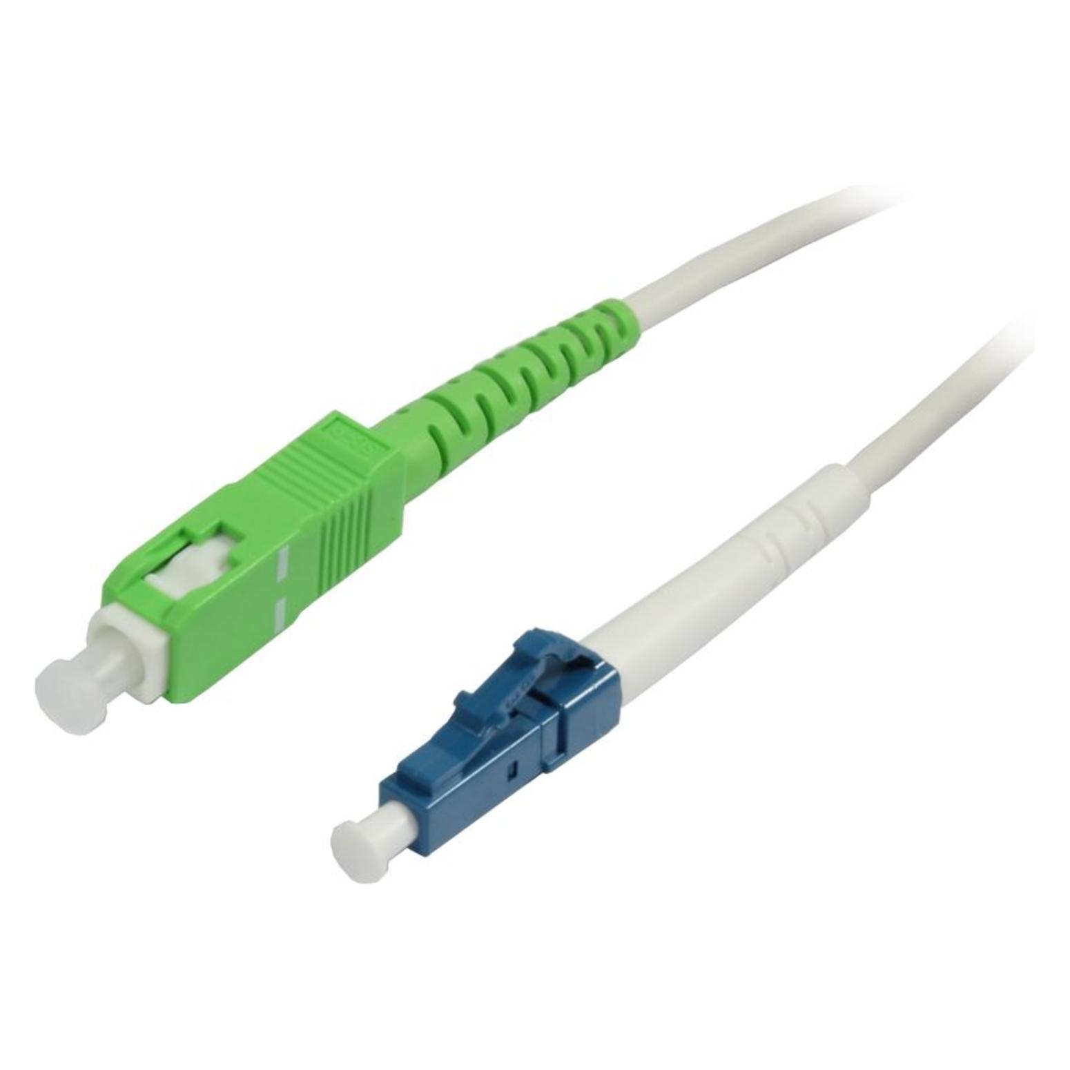 Synergy 21 LWL-1-Faser-Patchk. 0.5mtr.LC-SC(APC8Grad), 9/125u, Schrägschliff (0.50 m) (S215640)