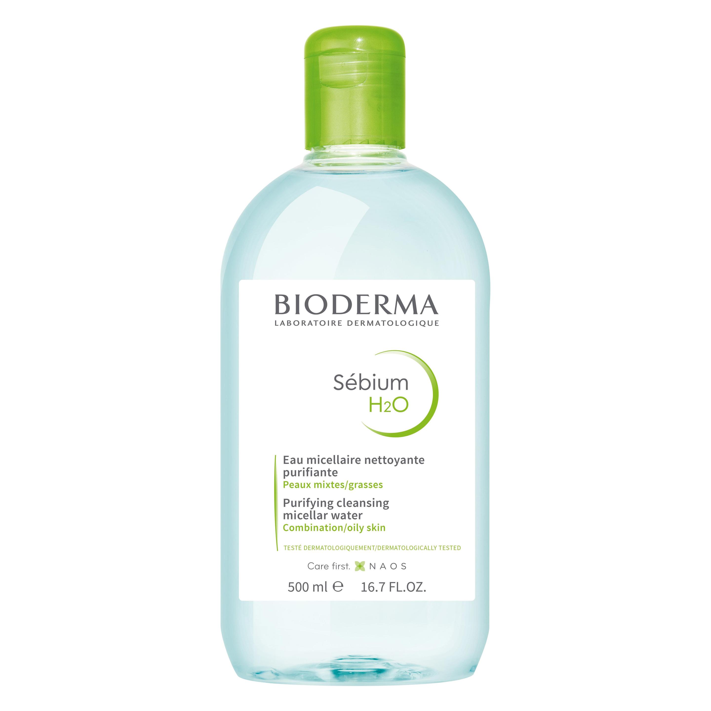 Bioderma Sebium H2o (Gesichtswasser, Mizellenwasser, 500 ml) (28642A)