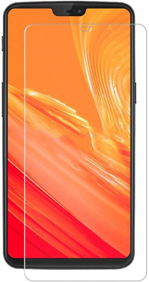 INCOVER OnePlus 6 Skærmbeskyttelse - Case Friendly - Gennemsigtig