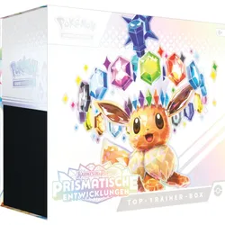 Pokemon Top-Trainer-Box Karmesin & Purpur - Prismatische Entwicklungen (Deutsch)