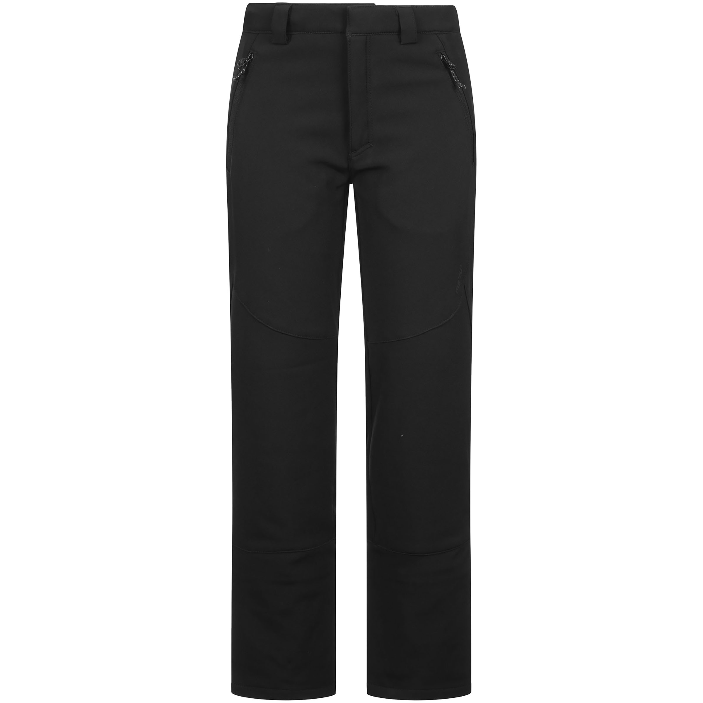 Bergzeit Basics Meru Westport Hose Kinder Softshellhose schwarz Größe 140 Trekking Elastisch