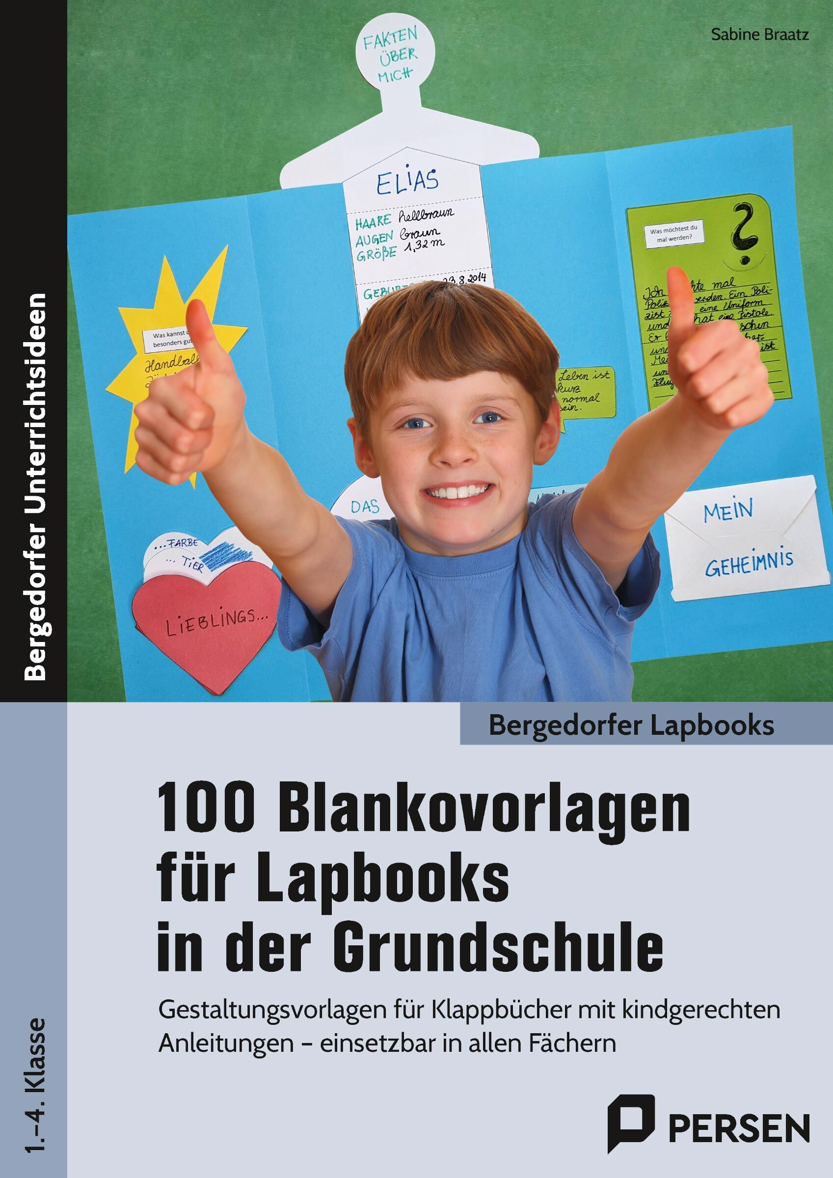 Persen Verlag 100 Blankovorlagen für Lapbooks in der Grundschule