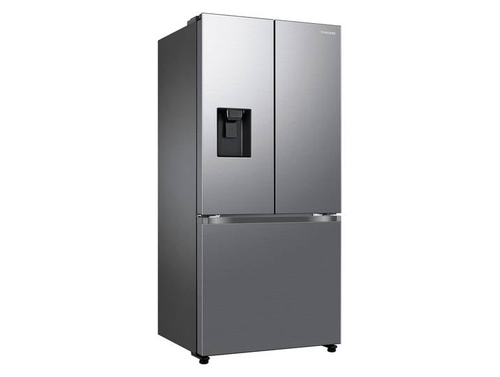 SAMSUNG French Door, Energieeffizienz: E, silber (edelstahl), B:81,7cm H:177,6cm T:71,5cm, Kühlschränke, Auto Ice Maker per Festwasseranschluss, French Door