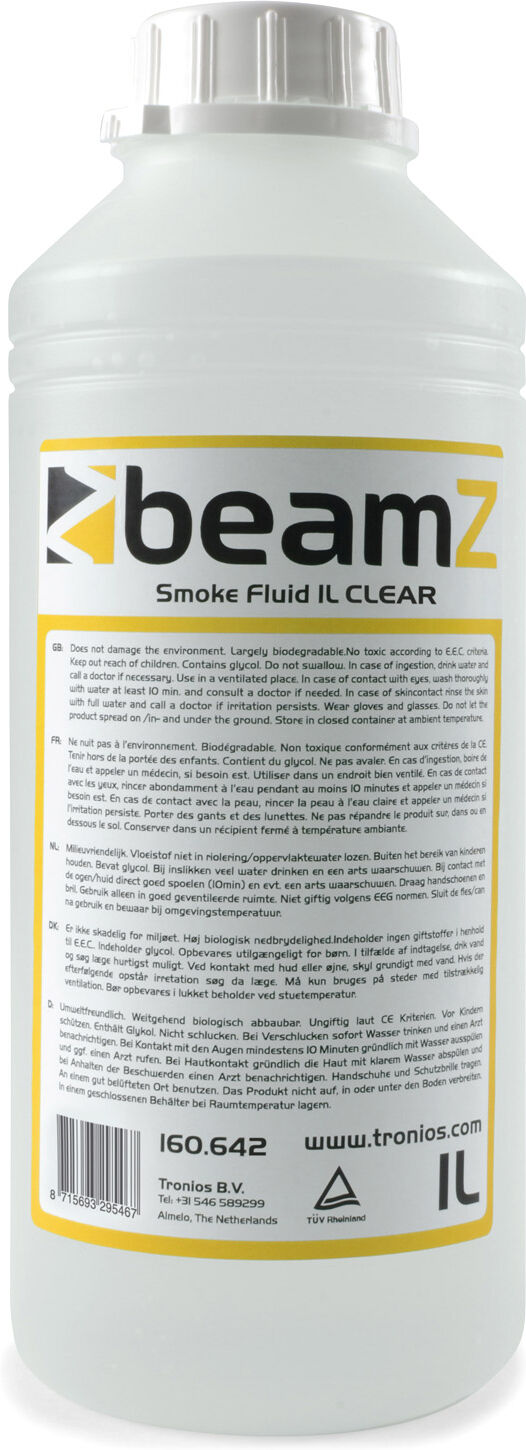 Beamz Fsmf1e-C Nebelfluid 1l Standard Klar