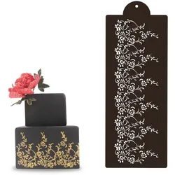 Schablone für Kuchen – Blumen 30 × 12 cm