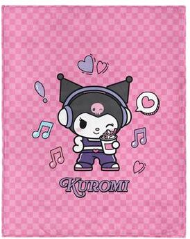 Sweet Home Collection "Kuromi Pop Kids Micro Raschel Throw Blanket 46""x60"""