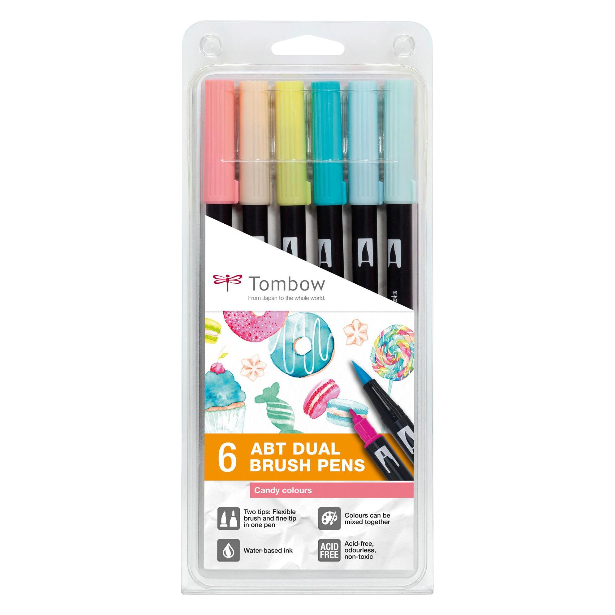 Tombow Fasermaler Candy Colours (6x) (ABT-6P-4)