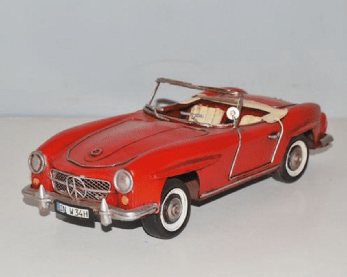Maddeco Blikken Auto MB 190 Sl B/D/H: 30 x 12 x 10 cm