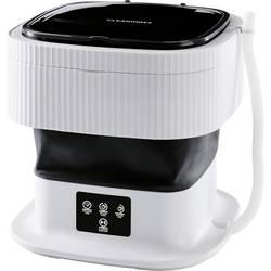 CleanMaxx Mini-Waschmaschine faltbar Waschmaschine Standgerät 1 kg Mini-Waschmaschine faltbar 40W weiß faltbar 15056