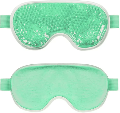 Inspire Curations Reusable Cooling Gel Eye Mask Cold Therapy Eye Ice Pack For Puffy Eyes And Eye Relaxation 1pcs Green