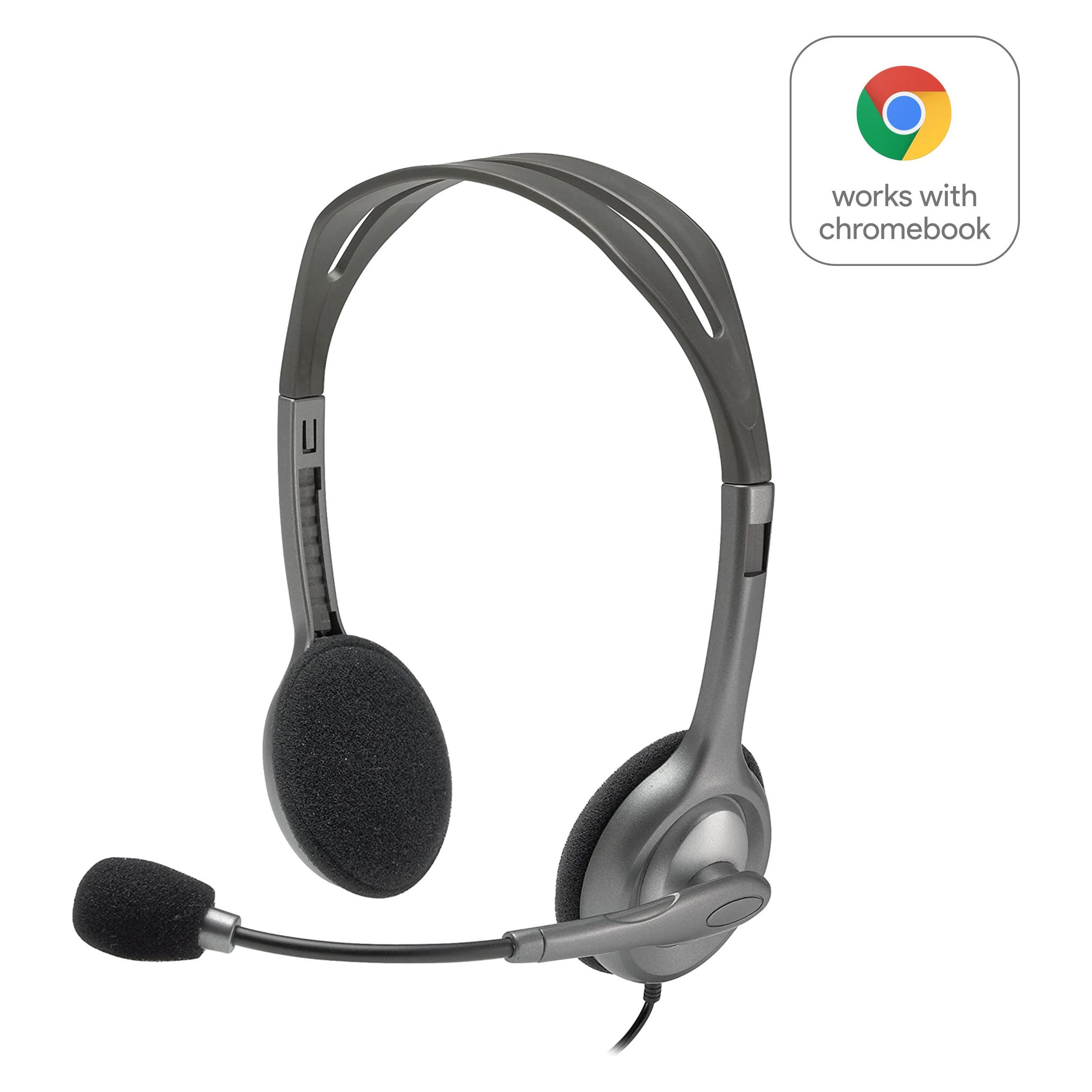 Logitech H111 Stereo (Kabelgebunden, Skype) (981-000593)