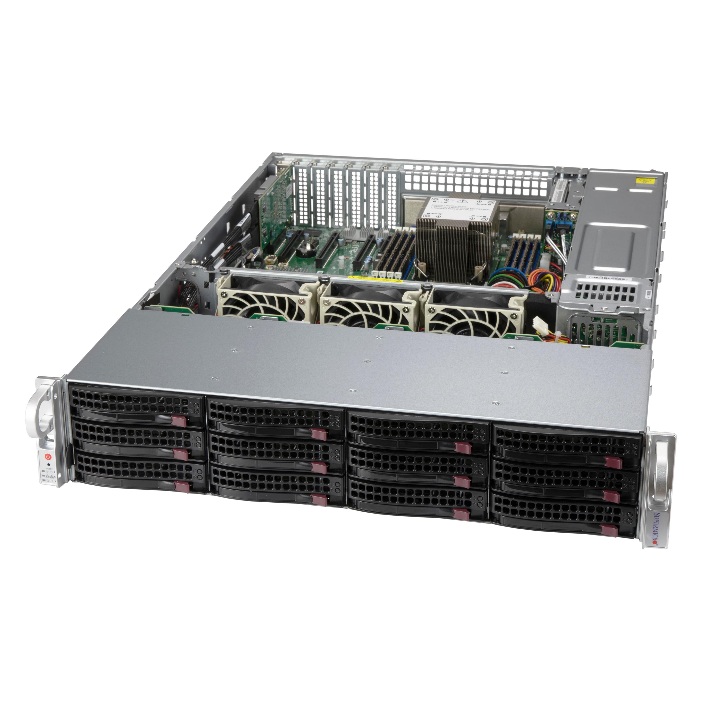 Supermicro Gehuse SuperChassis CSE-826BAC12-R802LPB (CSE-826BAC12-R802LPB)