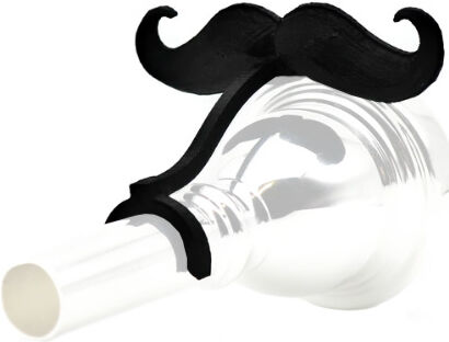 Brasstache Mustache Clip for Tuba