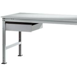 Manuflex LZ4173.9006 ESD ESD-Einzelschubfach in Alusilber ähnlich RAL 9006, mit Schloss, BxTxH= 425 x 550 x 135 mm