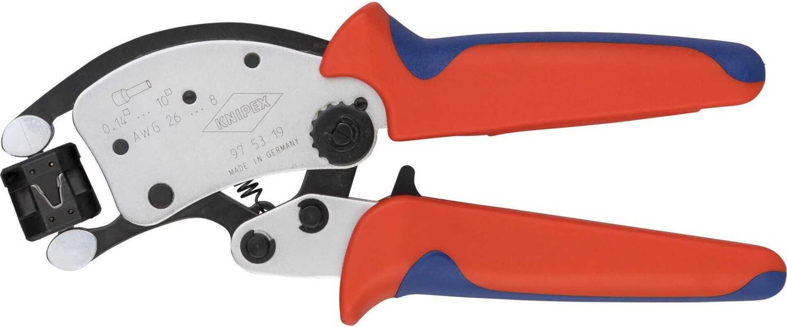 KNIPEX Twistor T zelfinstellende krimptang voor adereindhulzen