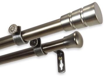 InStyleDesign Leo Adjustable Double Curtain Rod