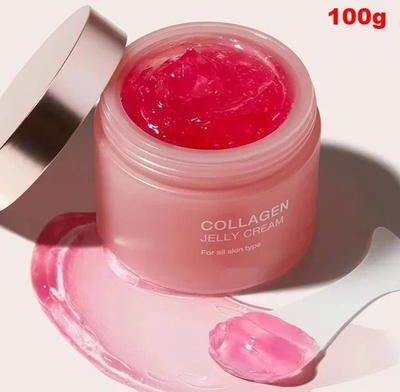 Uplifted Finds 100g Jelly Face Cream Collagen Moisturizing Korean Skin Care 100 G