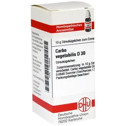 Carbo Vegetabilis D 30 Globuli 10 g