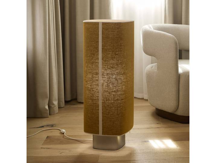 Dolce Stehleuchte, currygelb - MARKET SET - Wohnzimmer - Design - Stoff / Textil - Einflammig